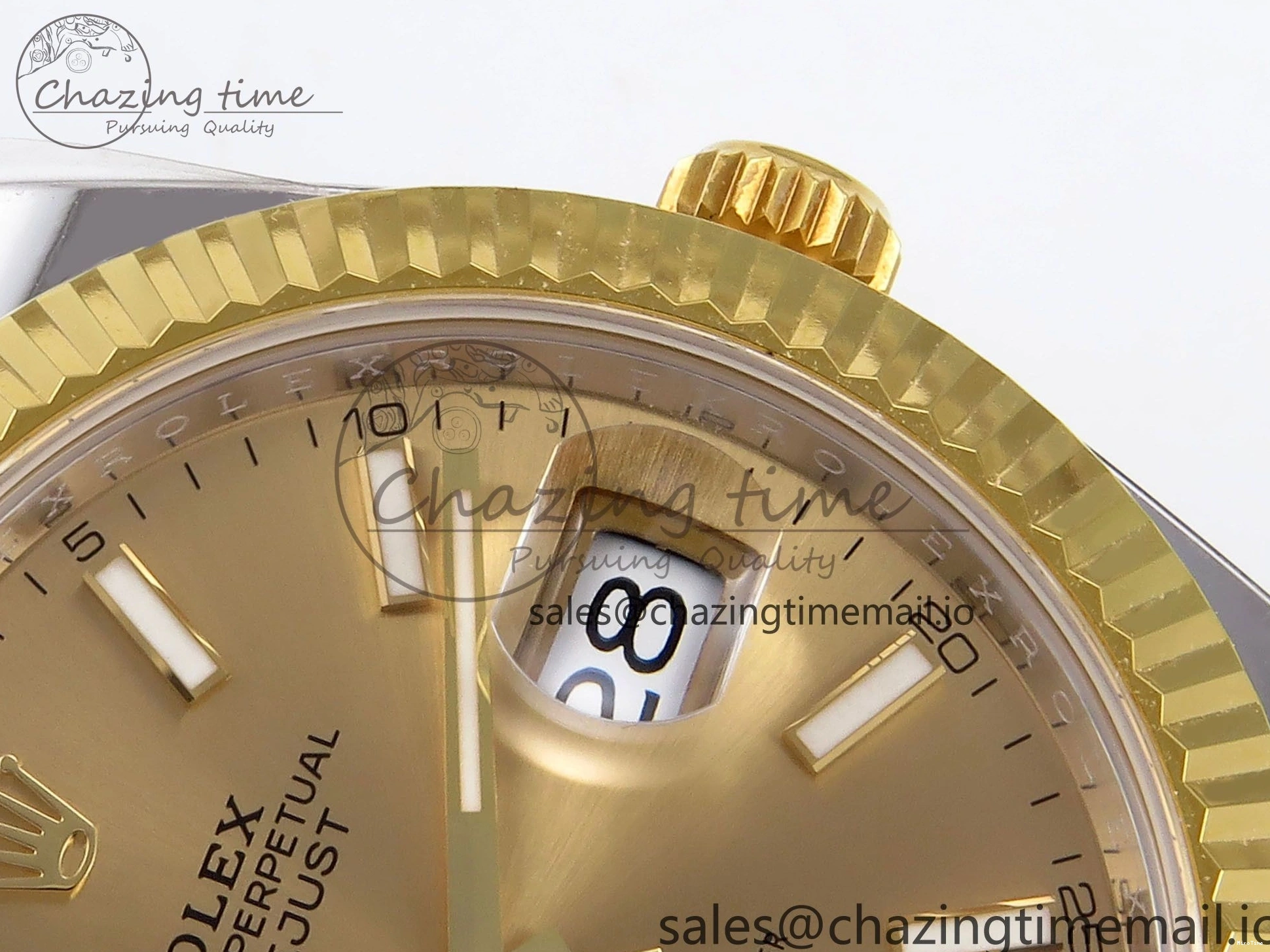 MiroTime 0201 Breathable DateJust 41 SS YG ARF 1:1 Best Edition 904L Steel YG Stick Dial on Oyster Bracelet SH 1260